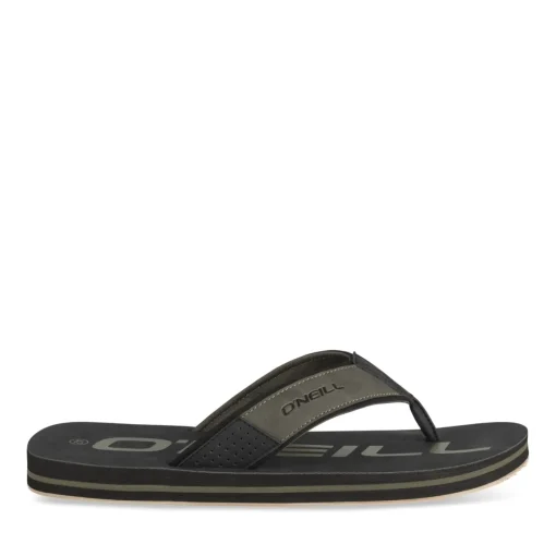Tongs KAKI Homme Motif Uni A Enfiler