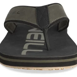 Tongs KAKI Homme Motif Uni A Enfiler