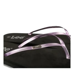 Tongs LILAS Femme Motif Uni A Enfiler