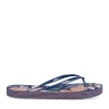 Tongs MARINE Femme Motif Uni A Enfiler