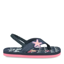 Tongs MARINE Fille Motif Uni A Enfiler