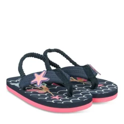 Tongs MARINE Fille Motif Uni A Enfiler