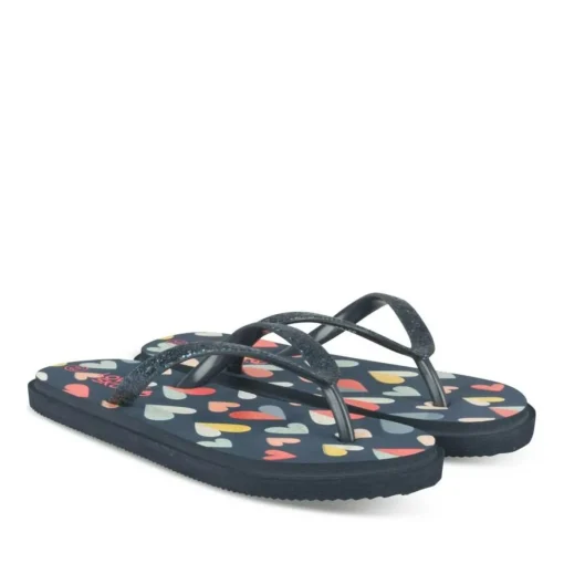 Tongs MARINE Fille Motif Uni A Enfiler