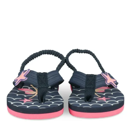 Tongs MARINE Fille Motif Uni A Enfiler