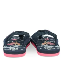 Tongs MARINE Fille Motif Uni A Enfiler