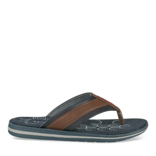 Tongs MARINE Homme Motif Uni A Enfiler