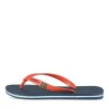 Tongs MARINE Homme Motif Uni A Enfiler