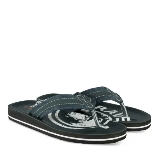 Tongs MARINE Homme Motif Uni A Enfiler
