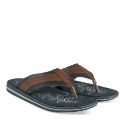 Tongs MARINE Homme Motif Uni A Enfiler
