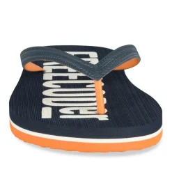 Tongs MARINE Homme Motif Uni A Enfiler