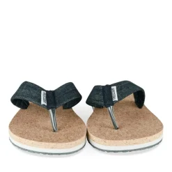 Tongs MARINE Homme Motif Uni A Enfiler