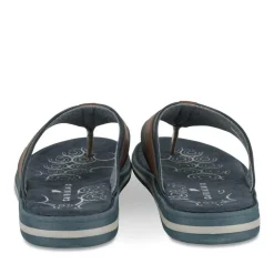 Tongs MARINE Homme Motif Uni A Enfiler