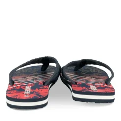 Tongs MARINE Homme Motif Uni A Enfiler