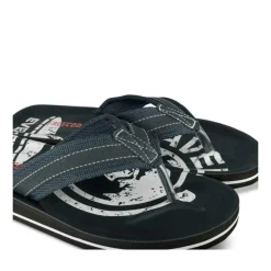 Tongs MARINE Homme Motif Uni A Enfiler