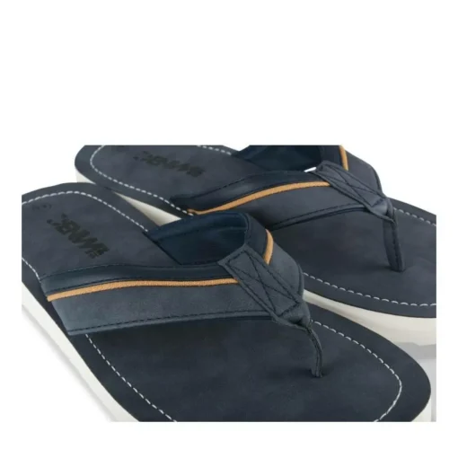 Tongs MARINE Homme Motif Uni A Enfiler