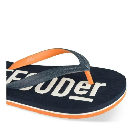 Tongs MARINE Homme Motif Uni A Enfiler