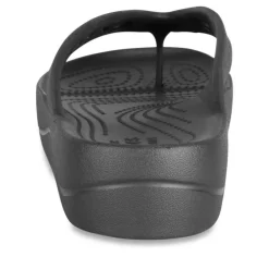 Tongs NOIR CROCS Baya Plateform Flip