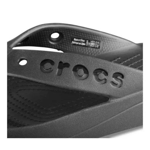 Tongs NOIR CROCS Baya Plateform Flip