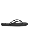 Tongs NOIR Femme Motif Uni A Enfiler