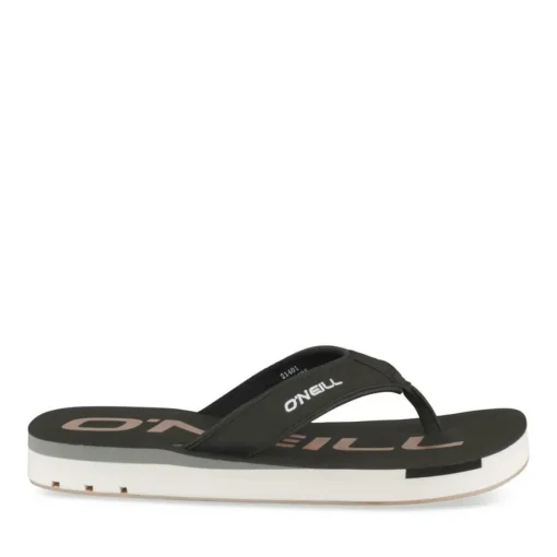 Tongs NOIR Femme Motif Uni A Enfiler