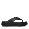 Tongs NOIR Femme Motif Uni A Enfiler