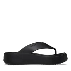 Tongs NOIR Femme Motif Uni A Enfiler