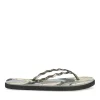 Tongs NOIR Femme Motif Uni A Enfiler
