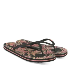 Tongs NOIR Femme Motif Uni A Enfiler