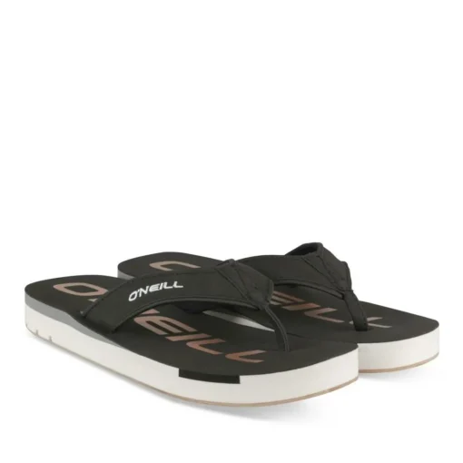 Tongs NOIR Femme Motif Uni A Enfiler