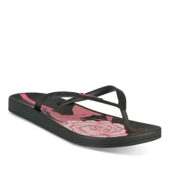 Tongs NOIR Femme Motif Uni A Enfiler
