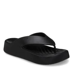 Tongs NOIR Femme Motif Uni A Enfiler