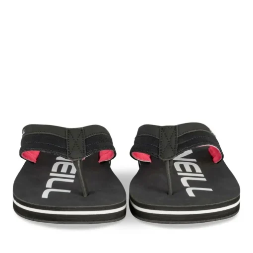 Tongs NOIR Femme Motif Uni A Enfiler