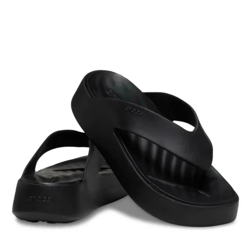 Tongs NOIR Femme Motif Uni A Enfiler