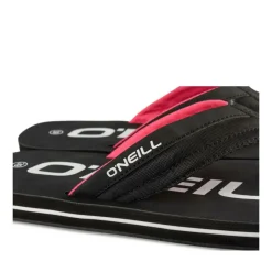 Tongs NOIR Femme Motif Uni A Enfiler
