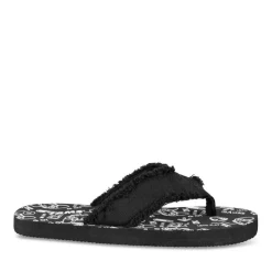 Tongs NOIR Garçon Motif Uni A Enfiler