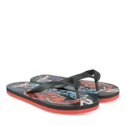 Tongs NOIR Garçon Motif Uni A Enfiler