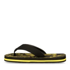Tongs NOIR Garçon Motif Uni