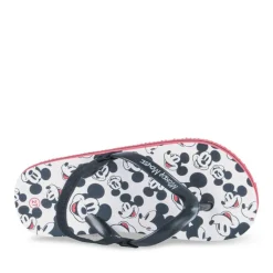 Tongs NOIR Garçon Motif Uni A Enfiler