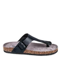 Tongs NOIR Homme Boucle