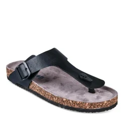 Tongs NOIR Homme Boucle