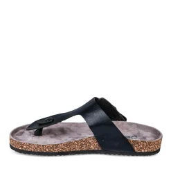Tongs NOIR Homme Boucle