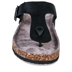 Tongs NOIR Homme Boucle