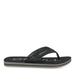 Tongs NOIR Homme Motif Uni A Enfiler