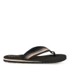 Tongs NOIR Homme Motif Uni A Enfiler