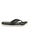 Tongs NOIR Homme Motif Uni A Enfiler