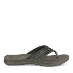 Tongs NOIR Homme Motif Uni A Enfiler