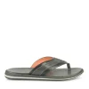Tongs NOIR Homme Motif Uni A Enfiler
