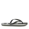 Tongs NOIR Homme Motif Uni A Enfiler