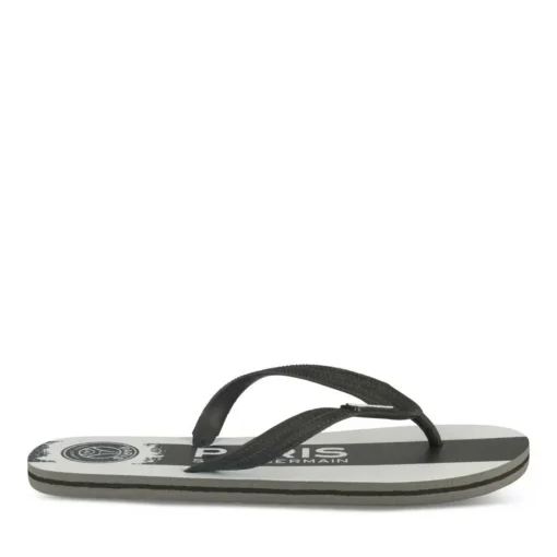 Tongs NOIR Homme Motif Uni A Enfiler
