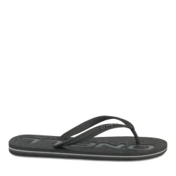 Tongs NOIR Homme Motif Uni A Enfiler